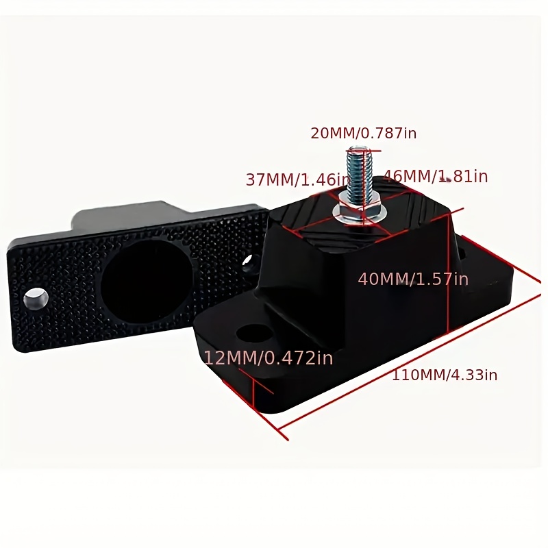 4 8pcs mounts designed reduce noise indoor