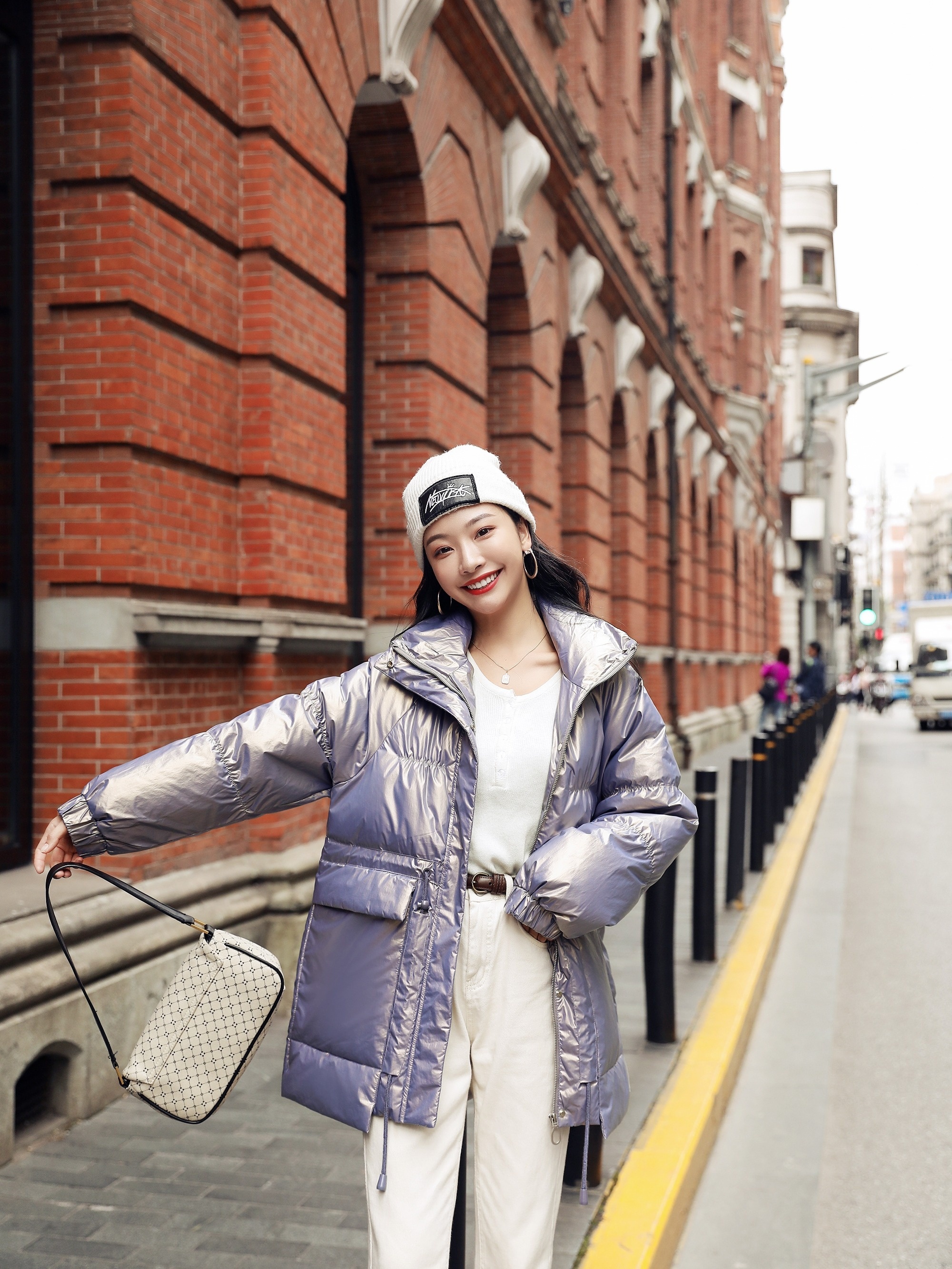 chaqueta plumón oca mujer elegante abrigo invierno Temu Mexico