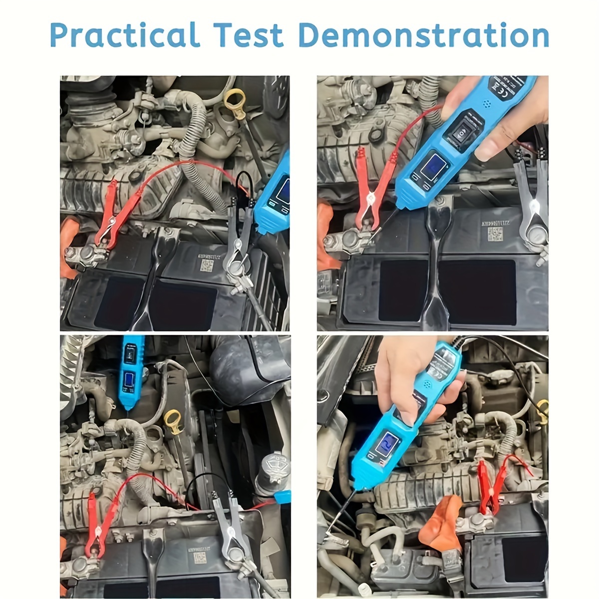 Circuit Tester, Automotive Electric Circuit Tester With Voltage Display LED Light, Car Power Circuit Probe Kit For Vehicle details 4