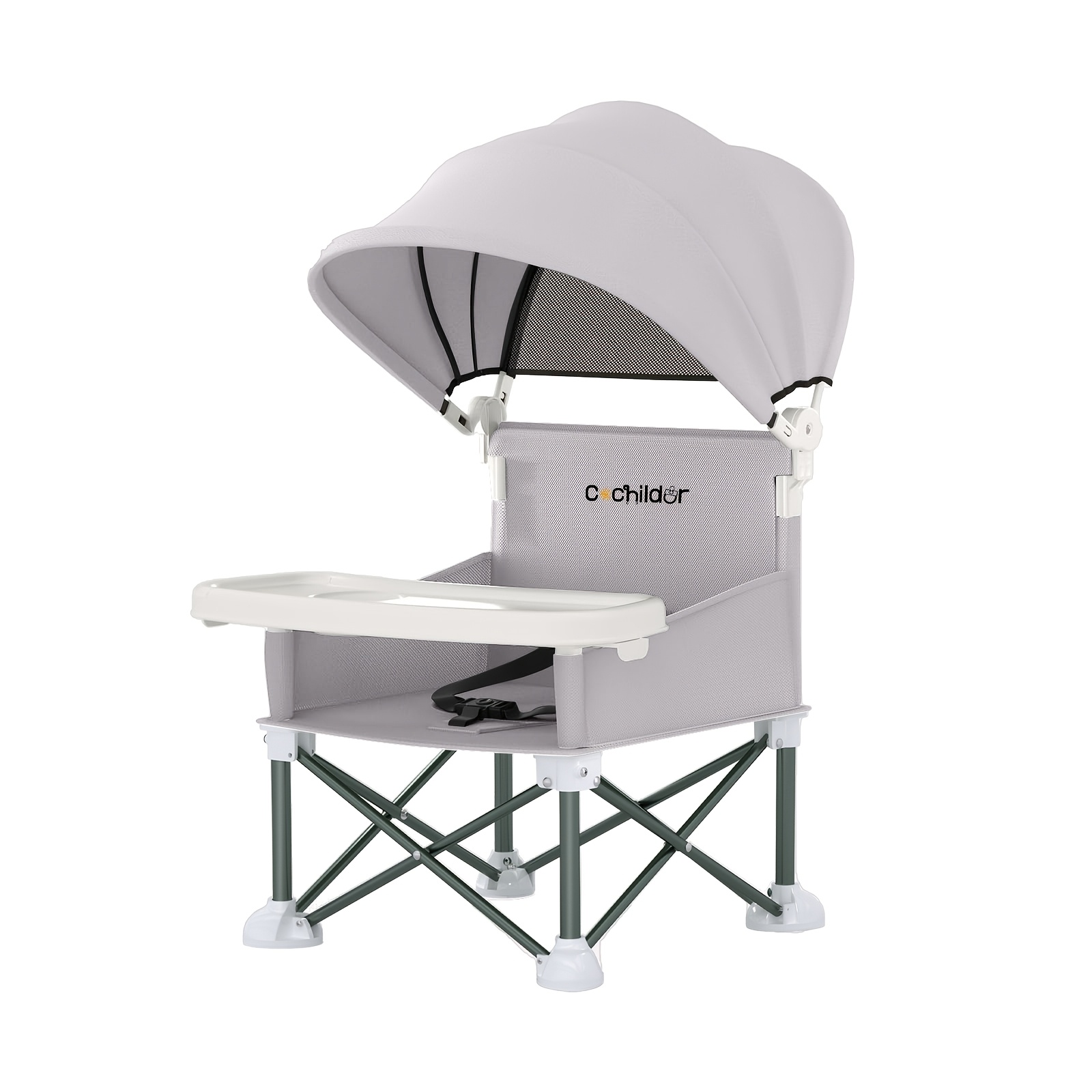 Image of Cochildor Portable Dining Chair, Easy-clean Toddler Booster Seat, Metal Frame For Stability, Easy To Store, Space-, And Perfect For