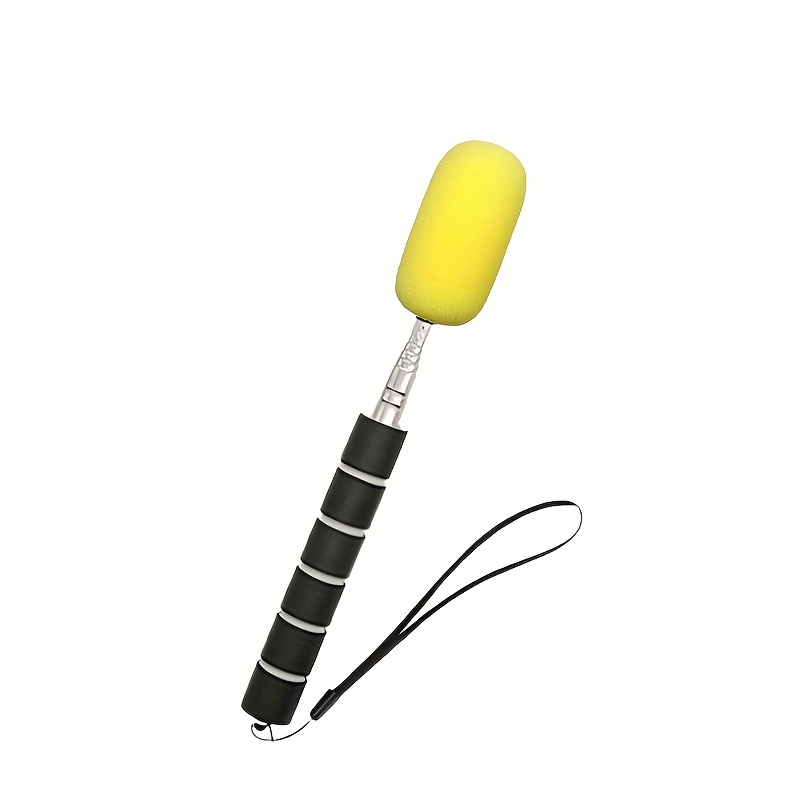 TEMU Herramienta de Esponja Cerámica Telescópica Extensible para Absorber Agua, Esculpir y Cerámica, Esponja para Cerámica con Mango