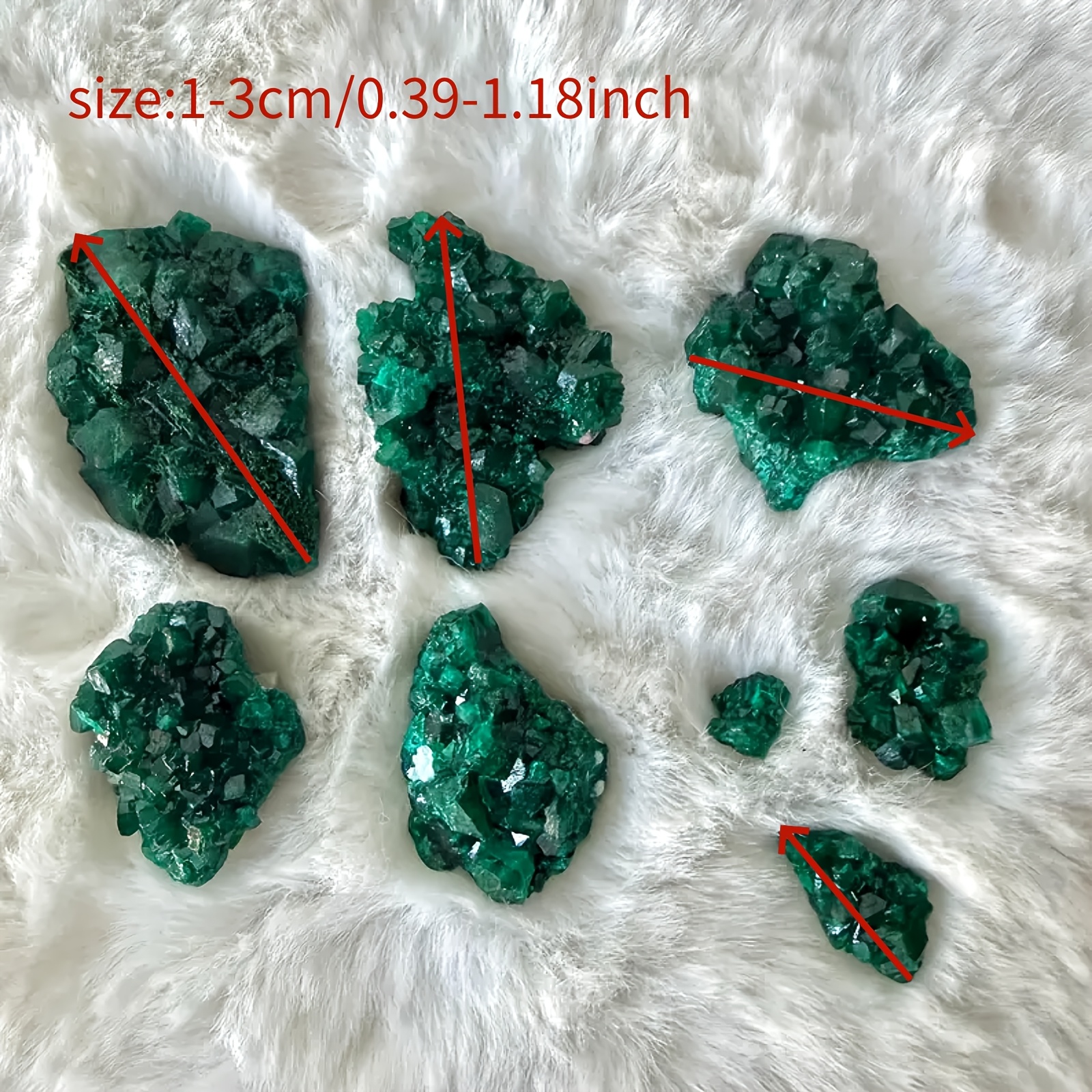Natural Green Diopside Artificial Crystal Cluster, Rare Deep Green Specimen