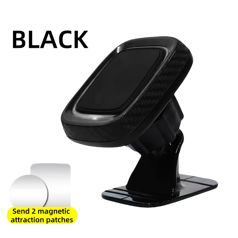 A New Foldable Car Phone Mount With Powerful Magnetic Suction, Designed For Universal Use On The Dashboard, Featuring 360° Rotation, Compatible With For Iphone, , And Xiaomi