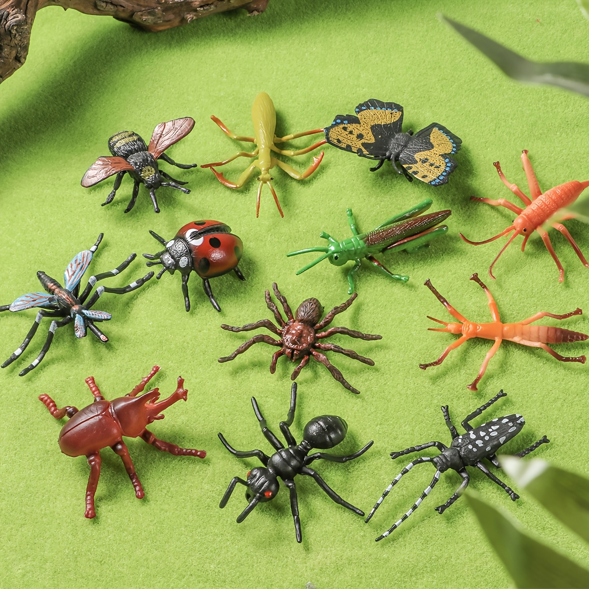 12pcs realistic insect animal educational mini Temu Australia