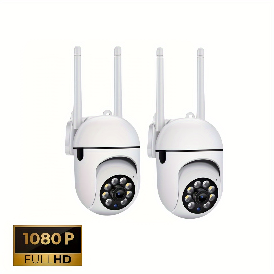 

2pcs-4pcs 1080hd Wireless Monitor Your Home And Pets Day And Night With 2.4gwifi, Night Vision