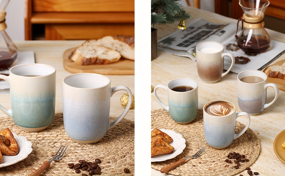 Vicrays Juego De Tazas De Café Espresso De Cerámica De 4 Oz Tazas De Espresso De Porcelana Con Platillos Cucharas Y Soporte De Metal Para Té Café Capuchino Latte - Juego