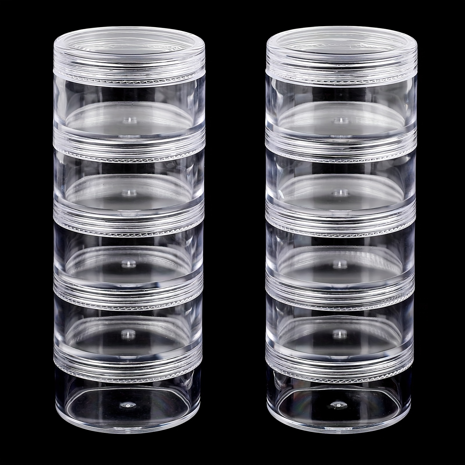 Image of 2 5 Storage Plastic Storage Clear Plastic Cosmetic Storage Box Accessory Organizer Box For Jewelry