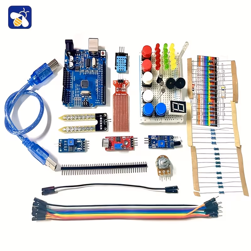 400 breadboard and development project starter kit r3 kit electronics sensors led potentiometer Product details 2