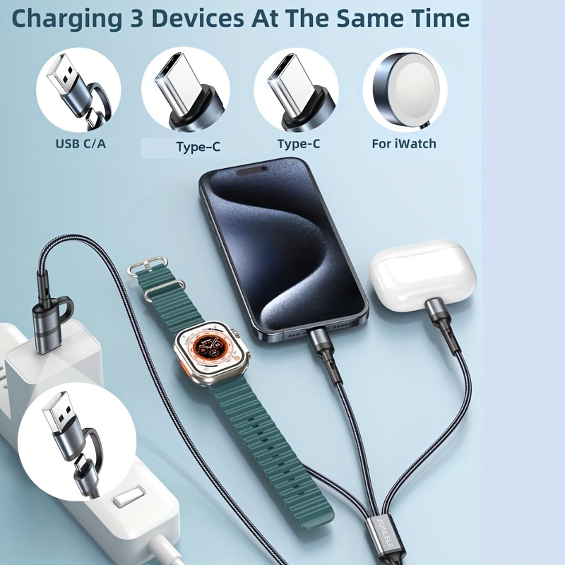 in watch charger multi functional charging cable Temu Ireland