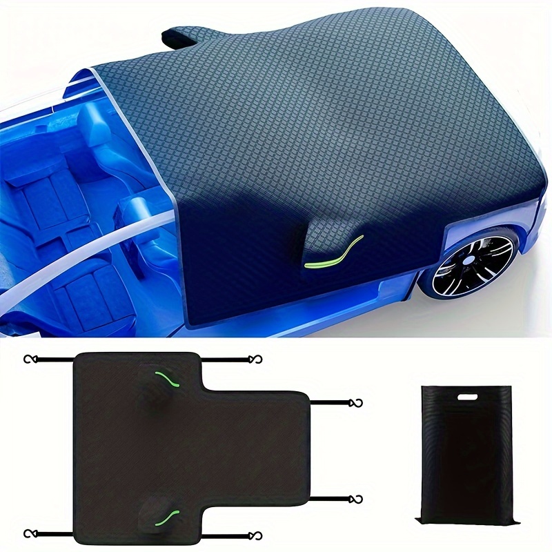 

Car Windshield Snow Cover For Ice And Snow, Winter Car Snow Cover With Side Mirrors, Frost Windshield Protector Covers, Fits For Most Cars, Trucks, , Suvs And More
