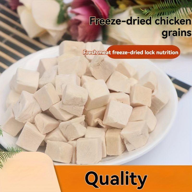 

100g/3.53oz 320g/11.29oz Chicken Freeze Dried Cats And Dogs Freeze Dried Chicken Nutritional Weight