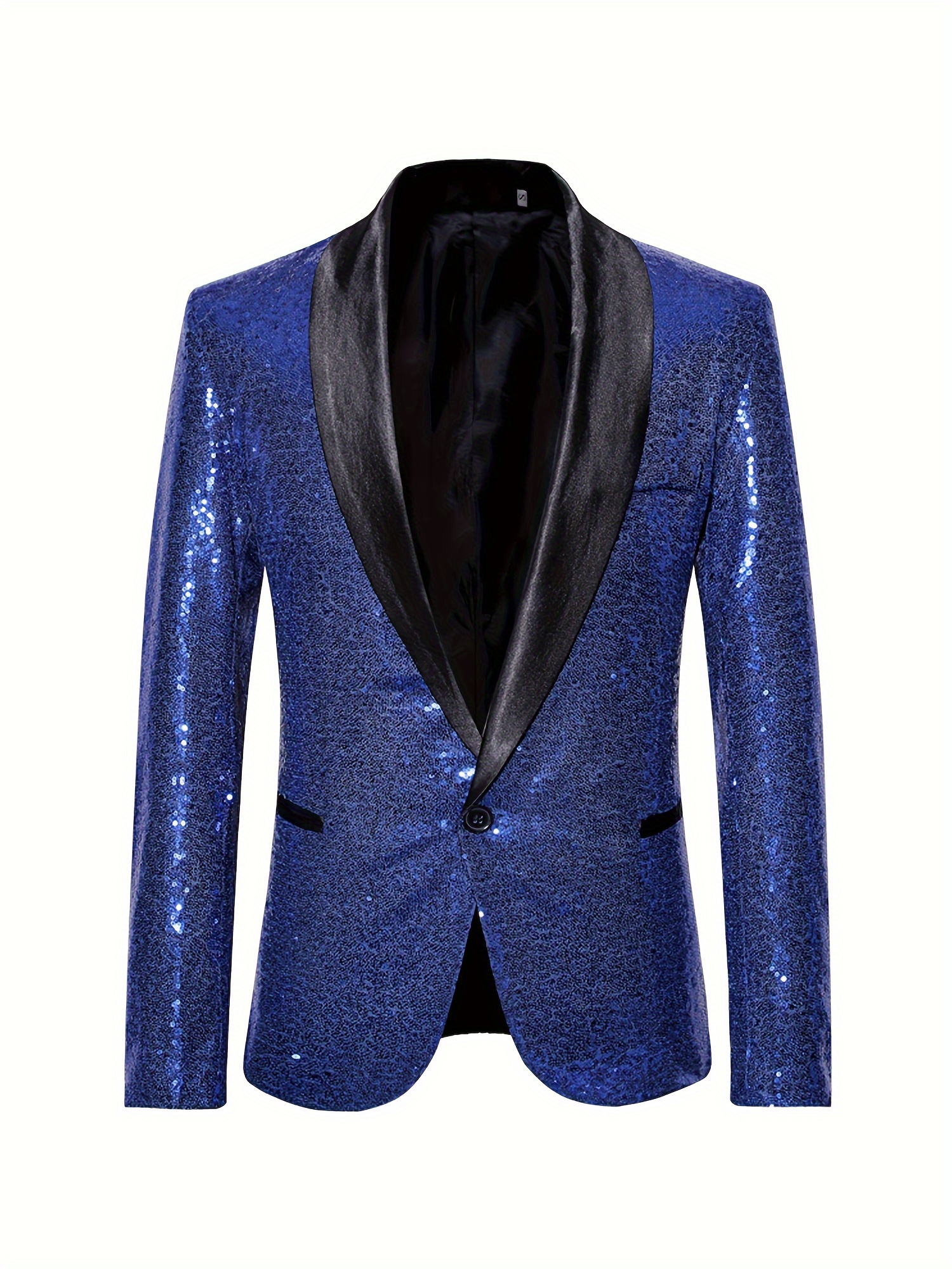 Veste De Costume Asymétrique à Paillettes Brillantes Pour Garçons, Blazer, Smoking Formel à Un