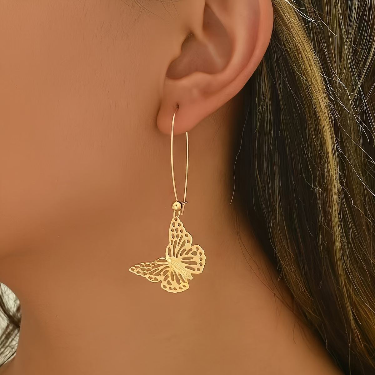 Hollow Butterfly Earrings for Women