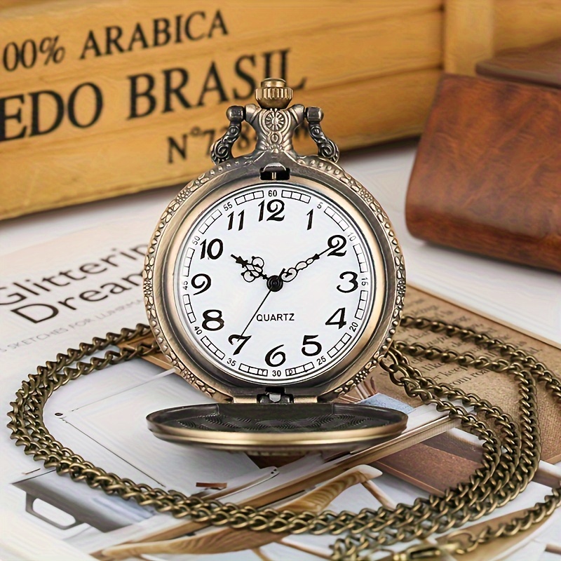 Old pocket discount watch with chain