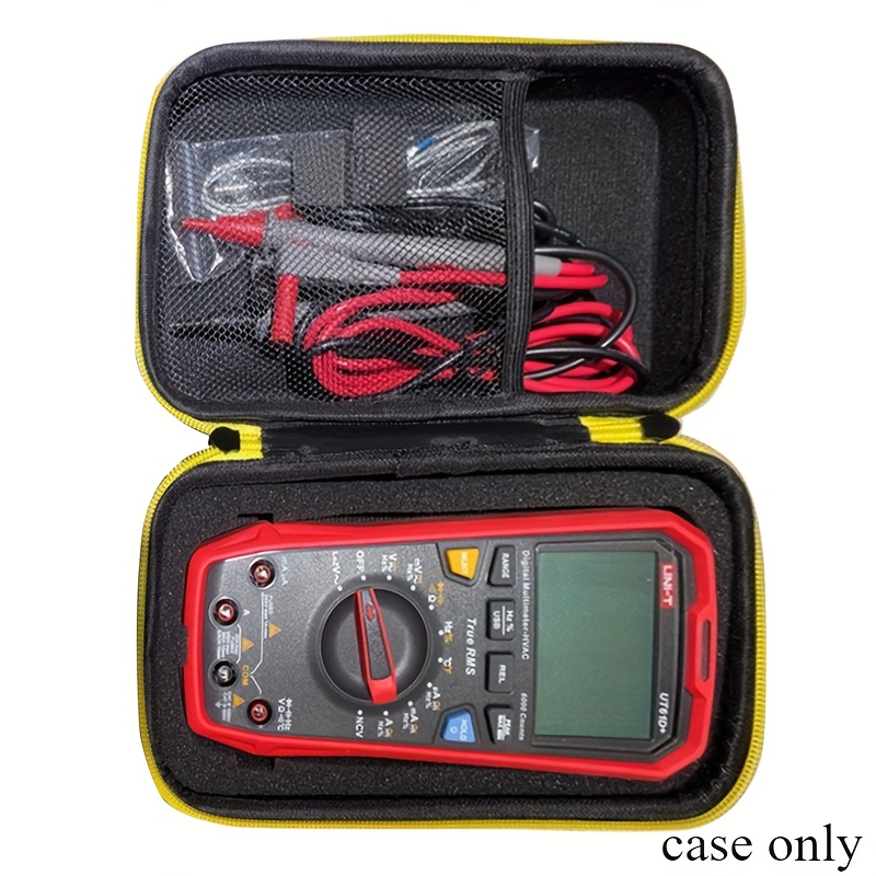 

Multimeter Carrying Case Waterproof Shockproof Digital Multimeter Hard Case Multimeter Bag For 101/115/116/117/113/114/f15b/f17b/f18b Dm01m