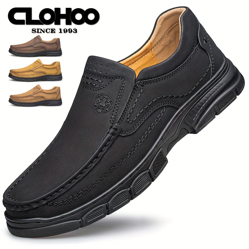 Sofft Men’s Black Leather Slip-On Loafers with Tan Insole Sofft | Shoes | Sofft Black Leather Loafers For Men | Poshmark main image 2