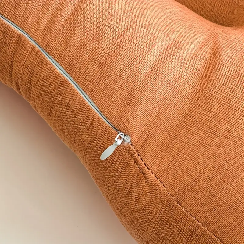 breathable lumbar pillow for office chair ergonomic support machine washable zipper closure retro style ideal for home car use perfect gift for mothers day fathers day birthdays office chair accessory vintage style pillow zipper closure pillow lumbar support pillow Product details 6