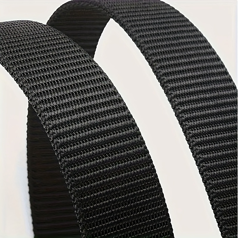 Durable Nylon Automatic Buckle Belt for Men Brown