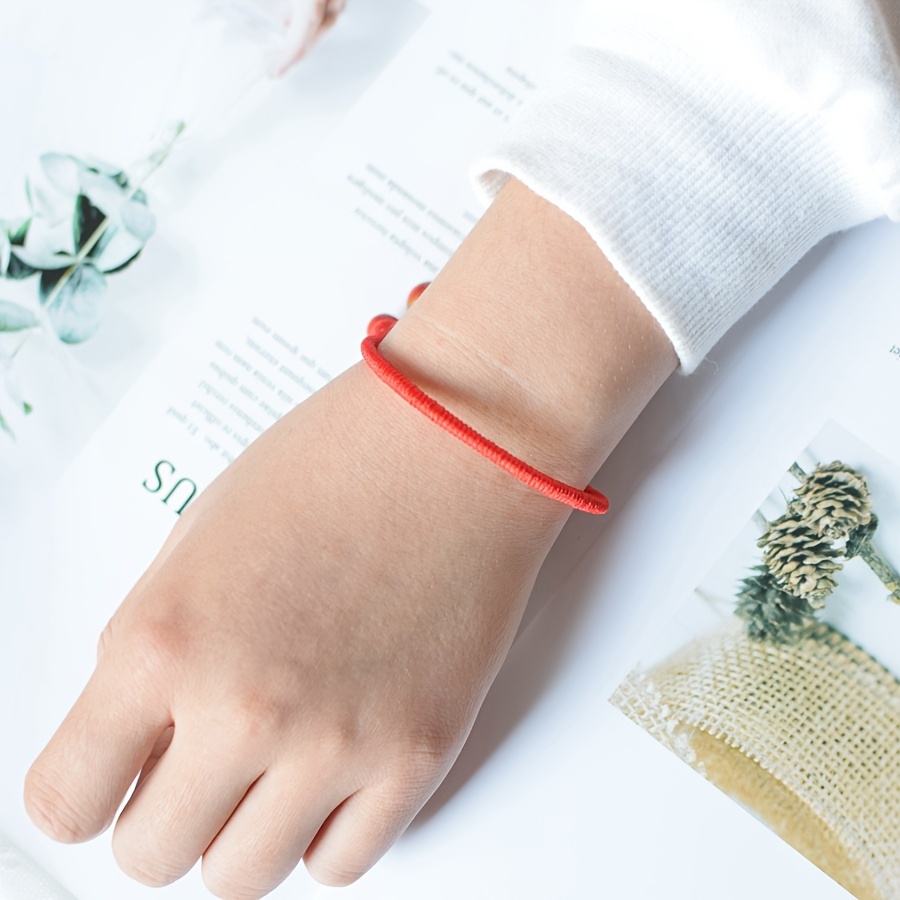 Year of The Rabbit Woven Red String Bracelet