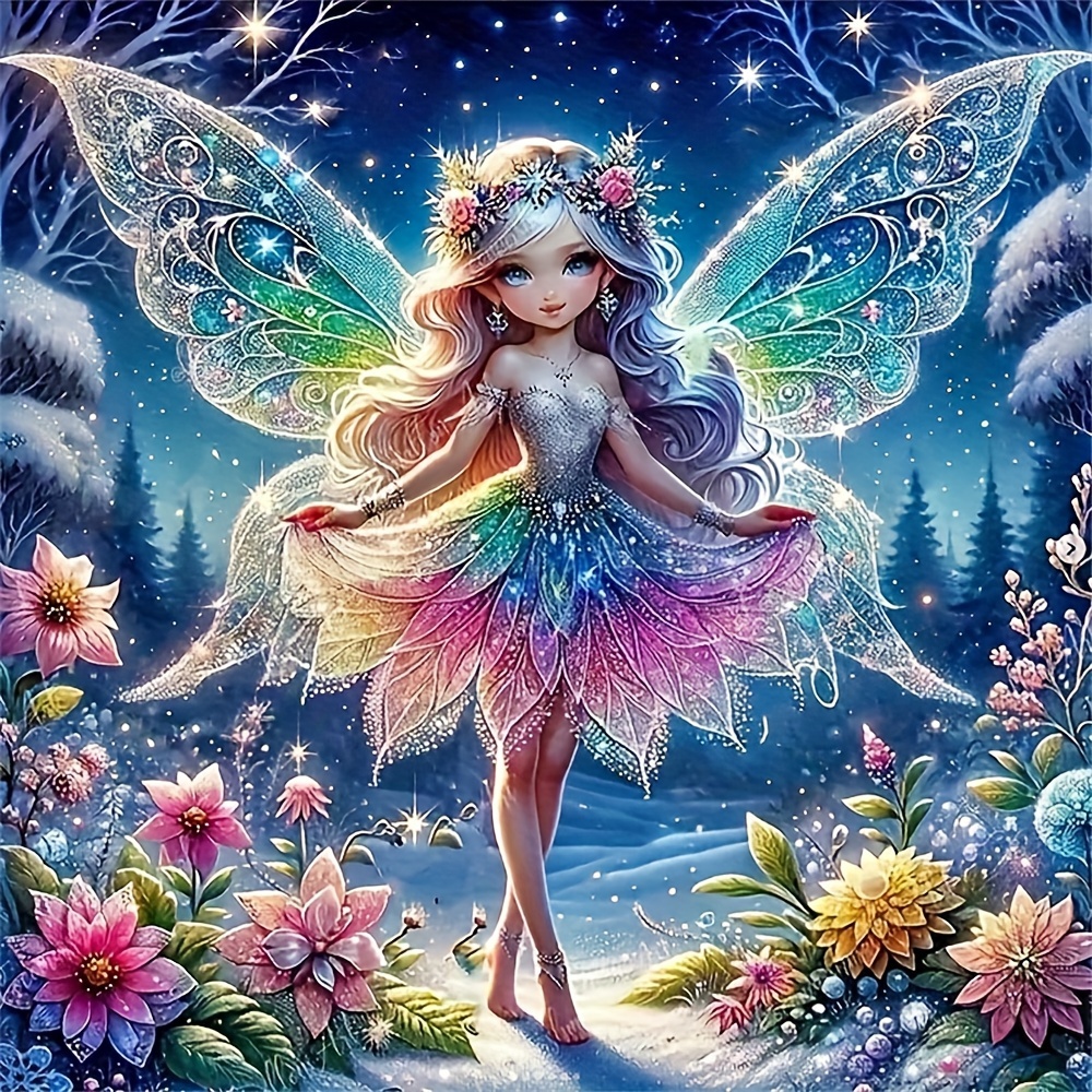 Diy 5d Diamond Painting Kit For Adults - Round , Cartoon Theme - Acrylic Craft Set For Home Wall