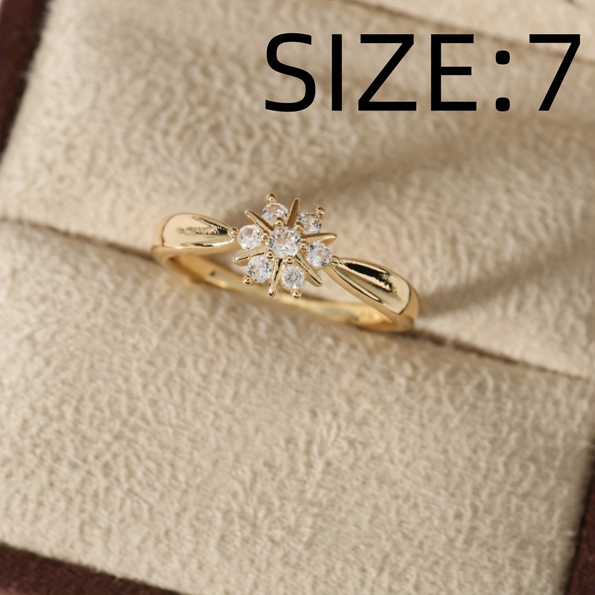 E-shop ., Europäische und amerikanische Mode - Kupfer Boutique Eingelegte Zirkonia, Exquisite Sechseckiger Stern Unisex Ring. Geeignet für