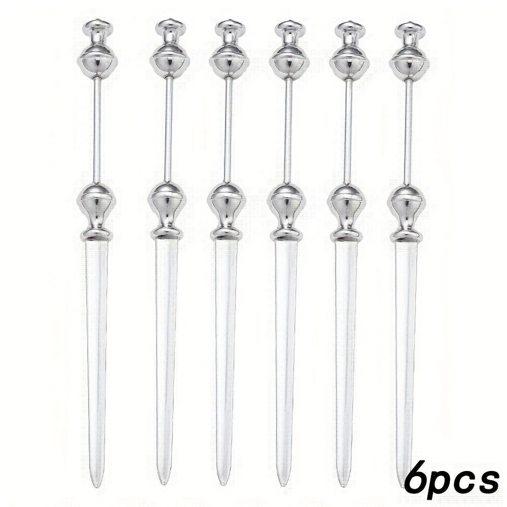 TEMU 6pcs Beadable Envelope Opener Stainless Openers For Office & Mailing Services, Paper Cutting, Opener