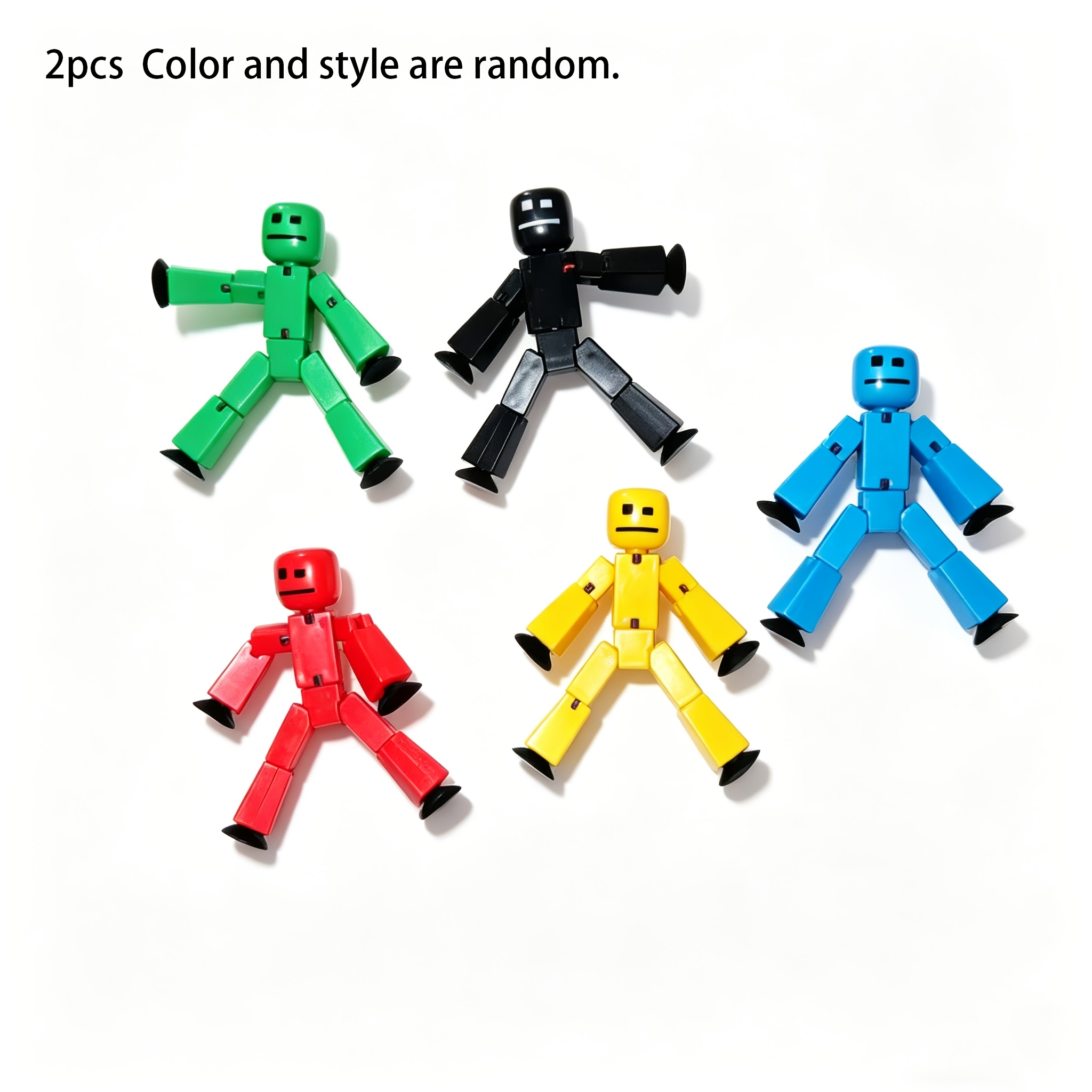 Image of 2pcs Suction Cup Dolls [random Color]