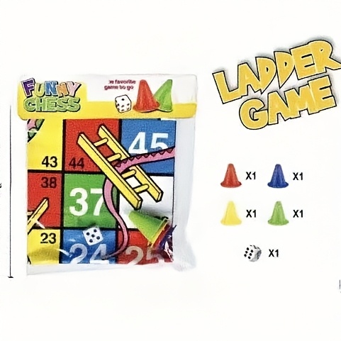 6pcs Innovative Fun Snake and Ladder Chess Family Board Game Set - Enhances Decision-Making Skills, Plastic Material with Colorful Boards Featuring Snakes and Ladders, Strategic Board Games | Durable Plastic