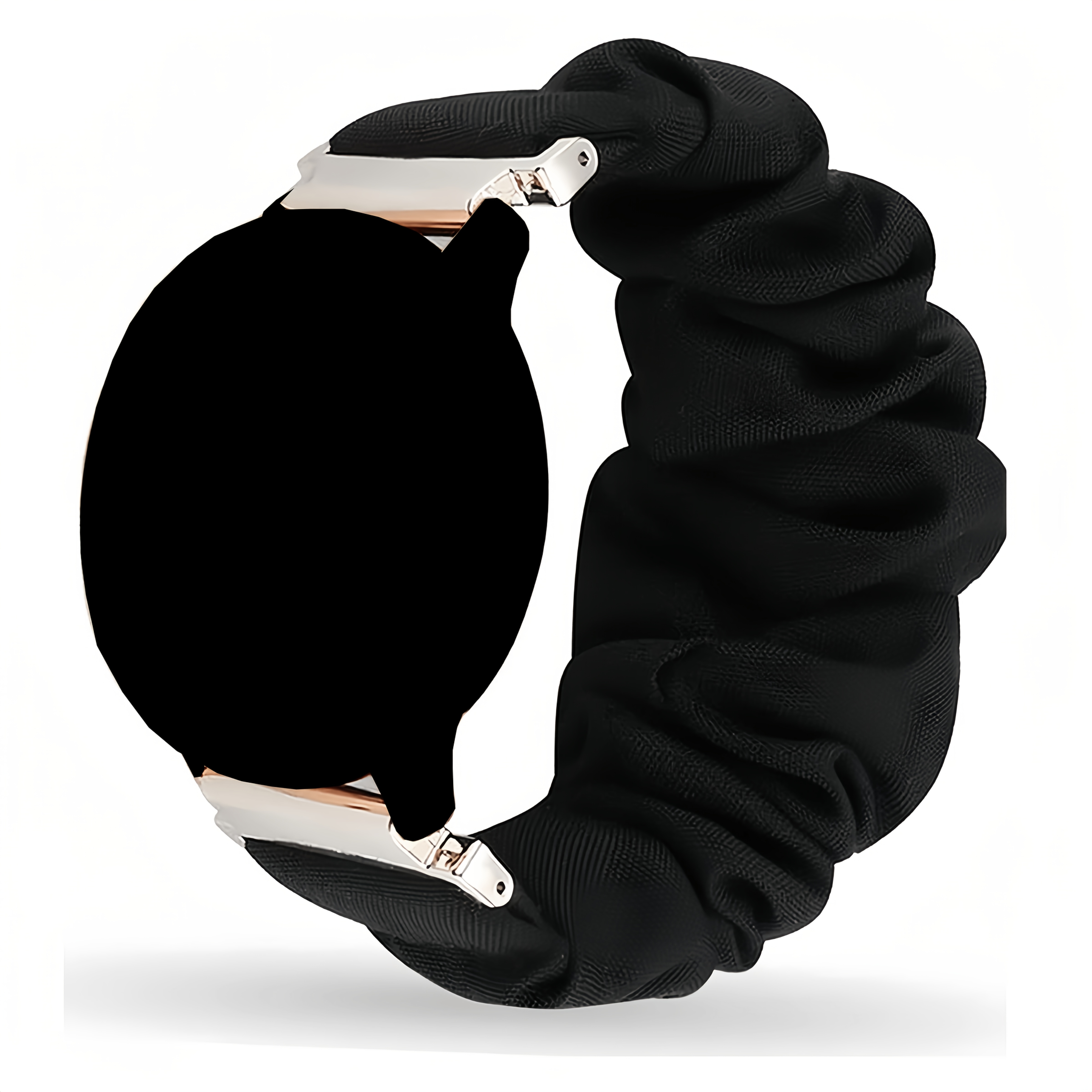 E-shop 20mm Scrunchie-elastisches Uhrenarmband, verstellbares Scrunchie-Uhrenarmband für Damen, kompatibel mit for Samsung Galaxy Watch 7 6 5 4 FE