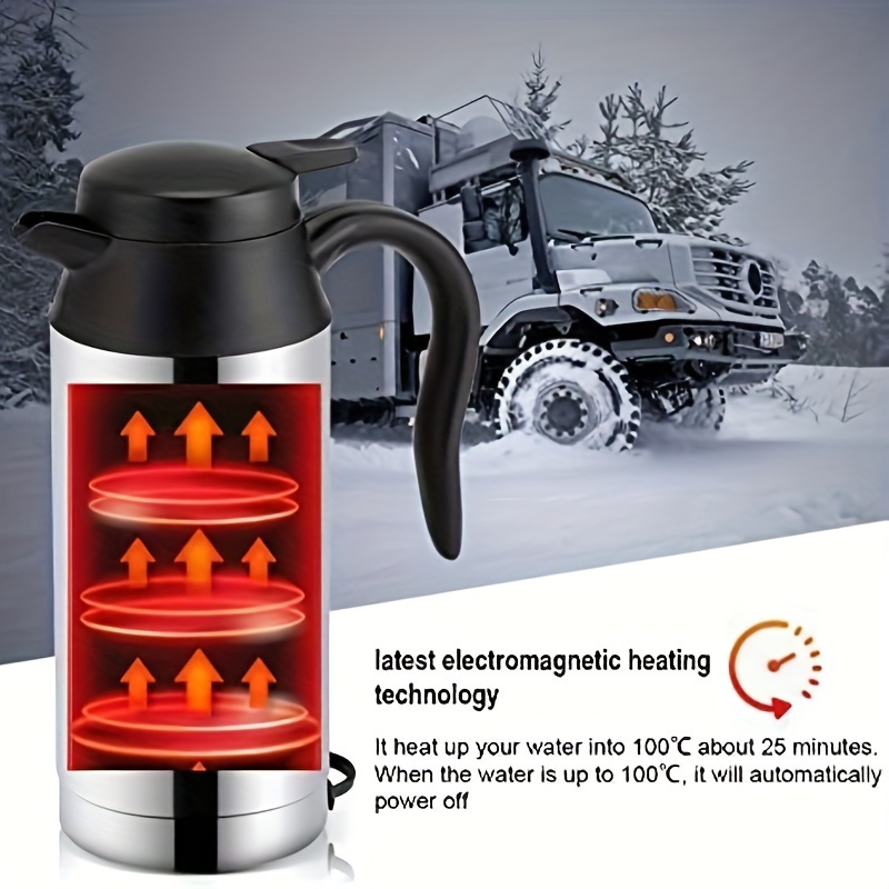 Stainless Steel Tea Kettle For Car Geepas GK38041 12V Stainless