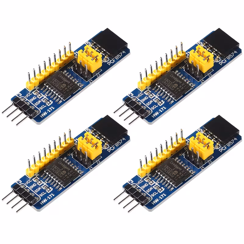 4/2/1 יחידה pcf8574t pcf8574 לוח הרחבת io מודול מוצר לוגי i2c מודול הרחבת io מודול הרחבת i/o מודול פיתוח בדיקת רכבת i2c, מממש פונקציות מרובות של ממשק i/o, מתאים ל-avr, arm, וכו פרטי מוצר 0
