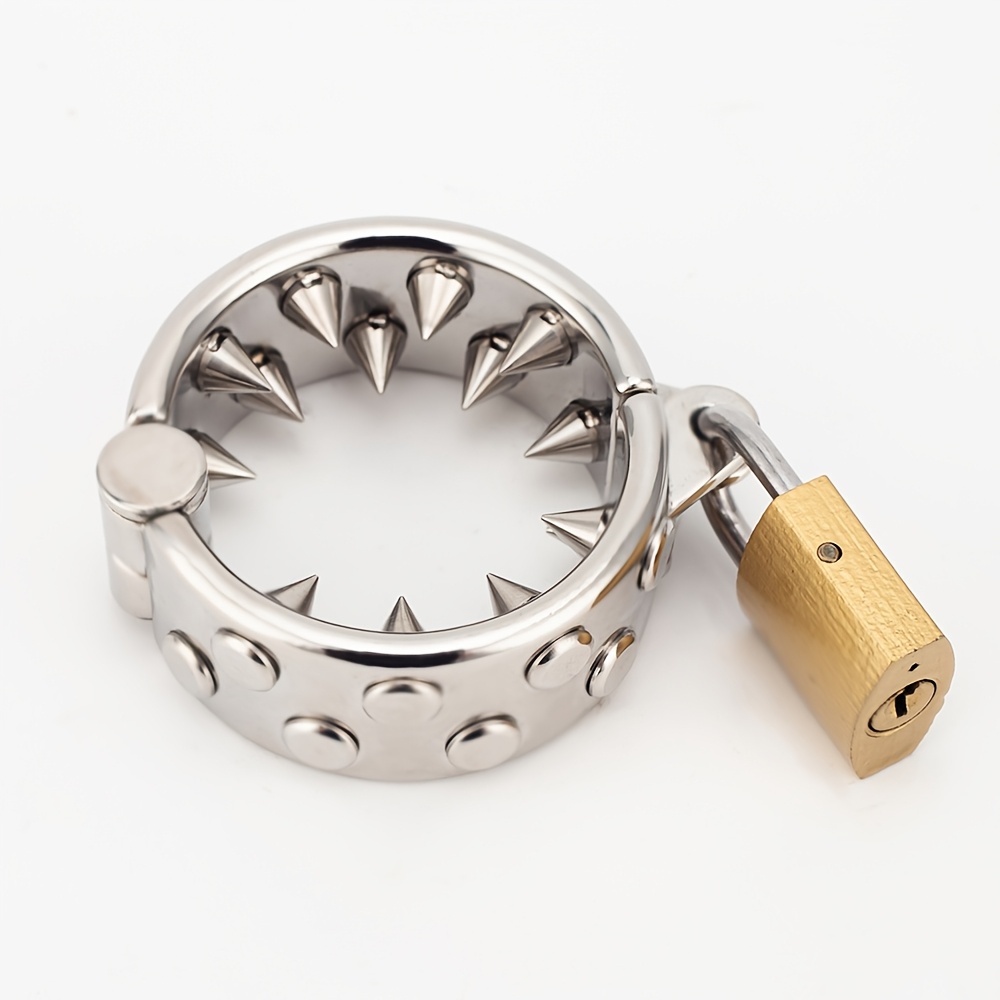 mens scrotum ring stainless steel testicle weight bearing