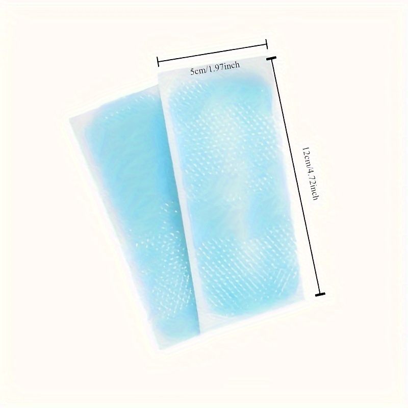 20 10 5pcs multipurpose cooling gel pads odorless fever reducing strips natural soft cooling gel patch for fever fatigue physical cool down individually wrapped for summer outdoor travel use disposable details 2
