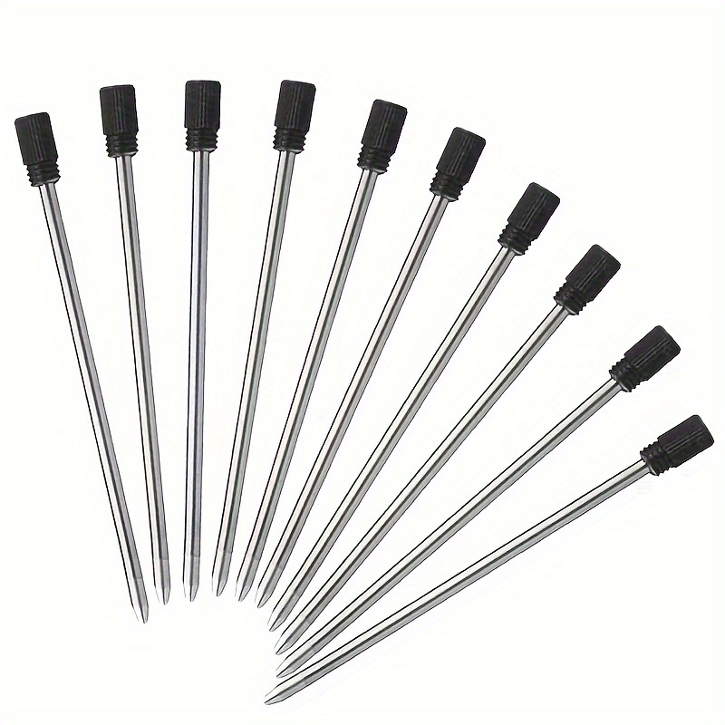 

10 Pack Black Ink Ballpoint Pen Refills 2.75" - Compatible With Diamond Crystal Stylus And Ballpoint Pens