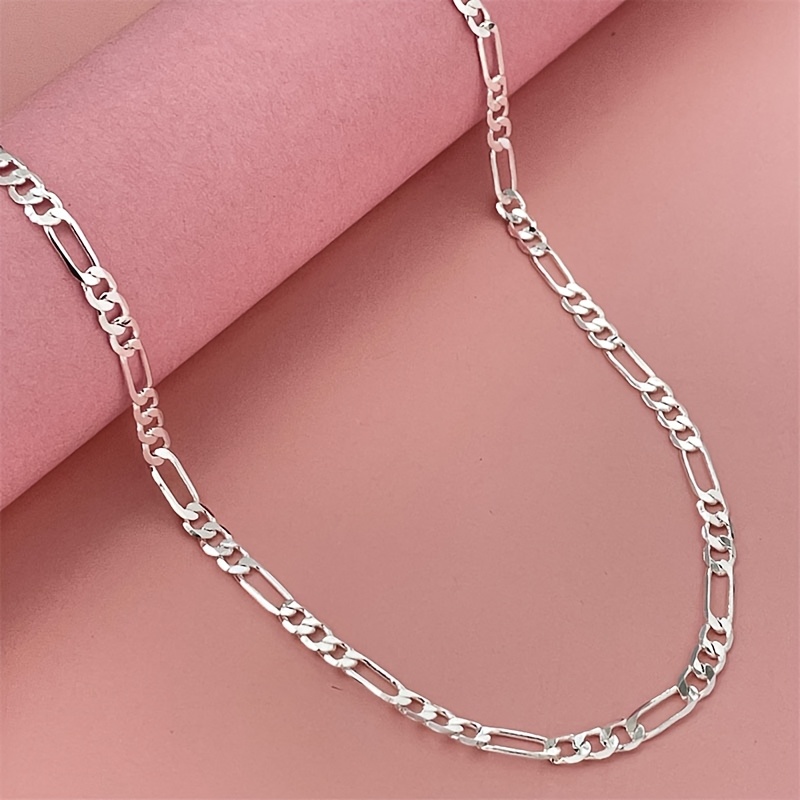 

[1pc Stainless Steel Unisex Necklace] 1pc Unisex Stainless Steel Necklace, Jewelry Accessory For Men And Women, Titanium Steel Chain