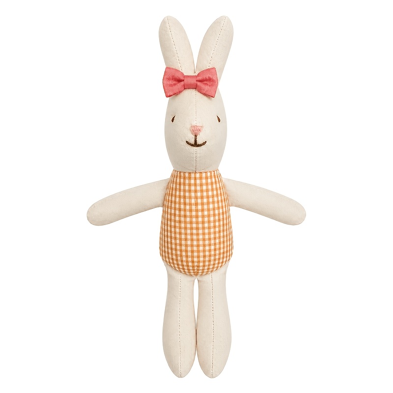 Handmade Fabric Rabbit Doll, Cute Nordic Style Puppet