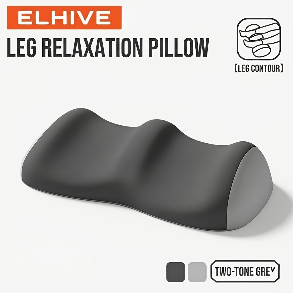 TEMU de almohada ergonómica ELHIVE para cintura y piernas - Juego de descanso para duermen de espalda y de - Diseño de con curva natural para la