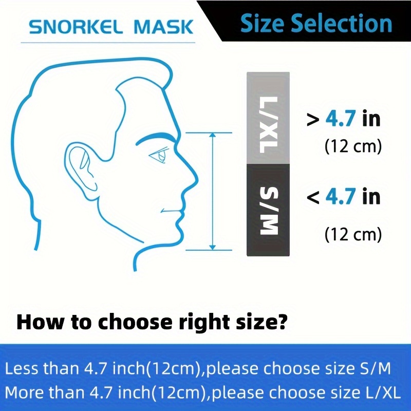 Masque De Plongée Intégral Vitare – Antibuée, Caméra Compatible, 3 Tailles