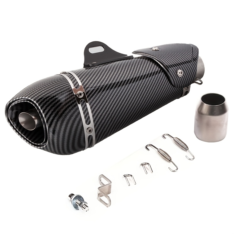 1pc universal   modified exhaust pipe 51mm exhaust suitable for r3 mt07 fz1 r6 r15 zx6r   z900   1000 cbr1000   and most other motorcycles installation use built in db killer details 4
