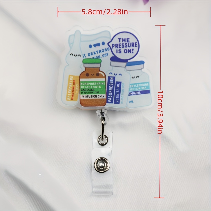 Badge Holder Clip - Temu