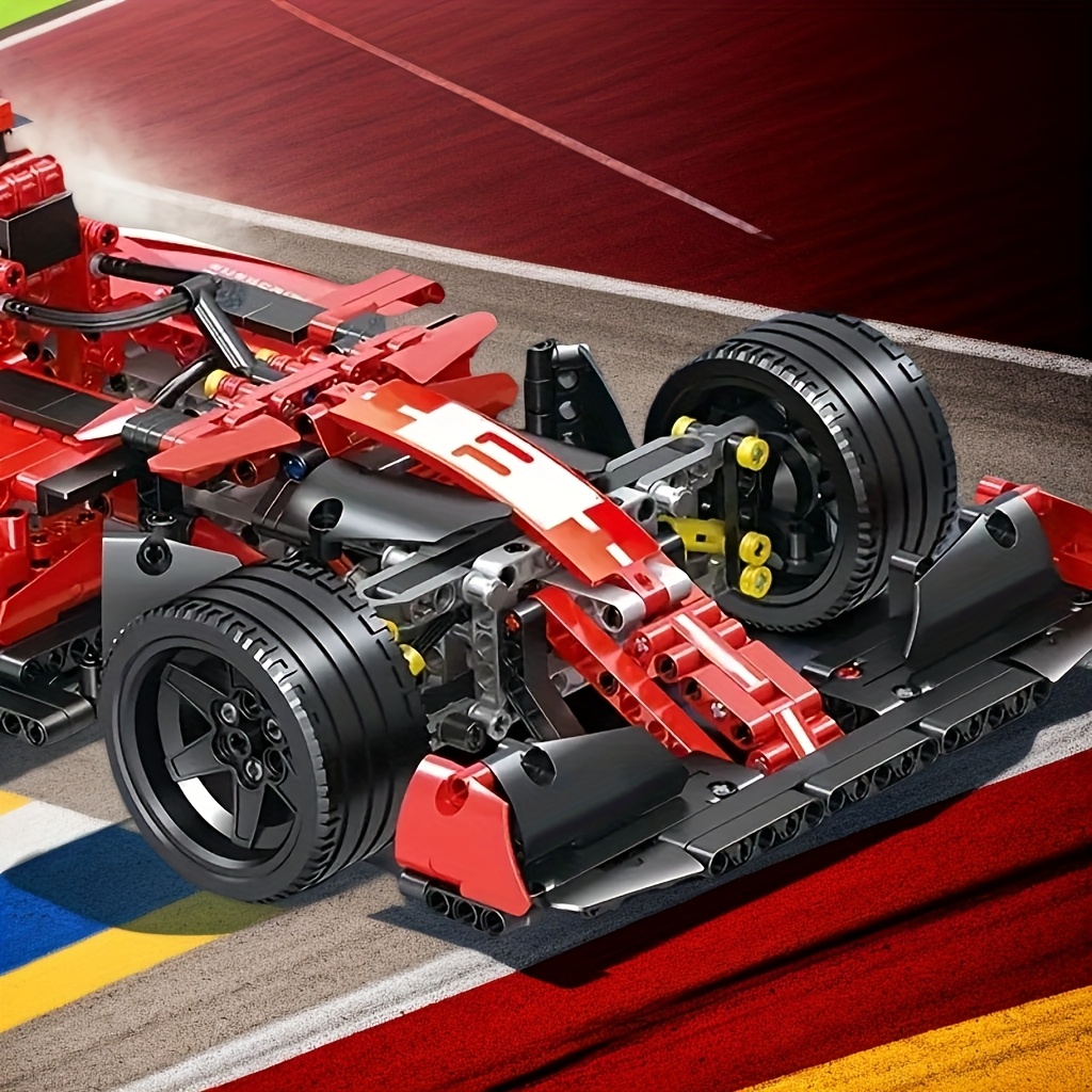 Luxury Tech Car Building Block Model Set, High Difficulty Assembly