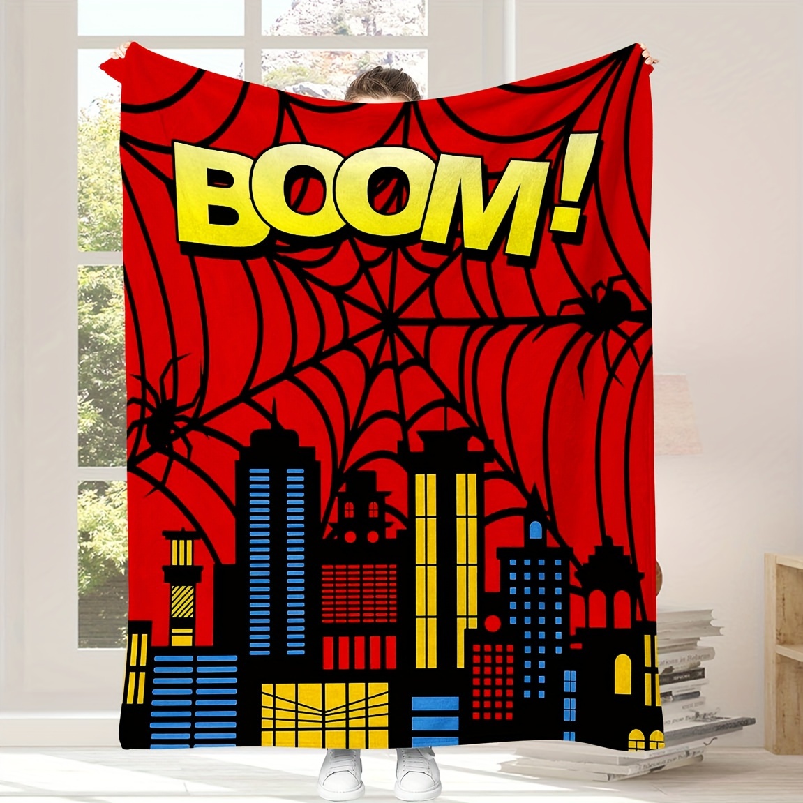 

Spider- Blanket - Red, & For , Bed, , And - For Spider ,