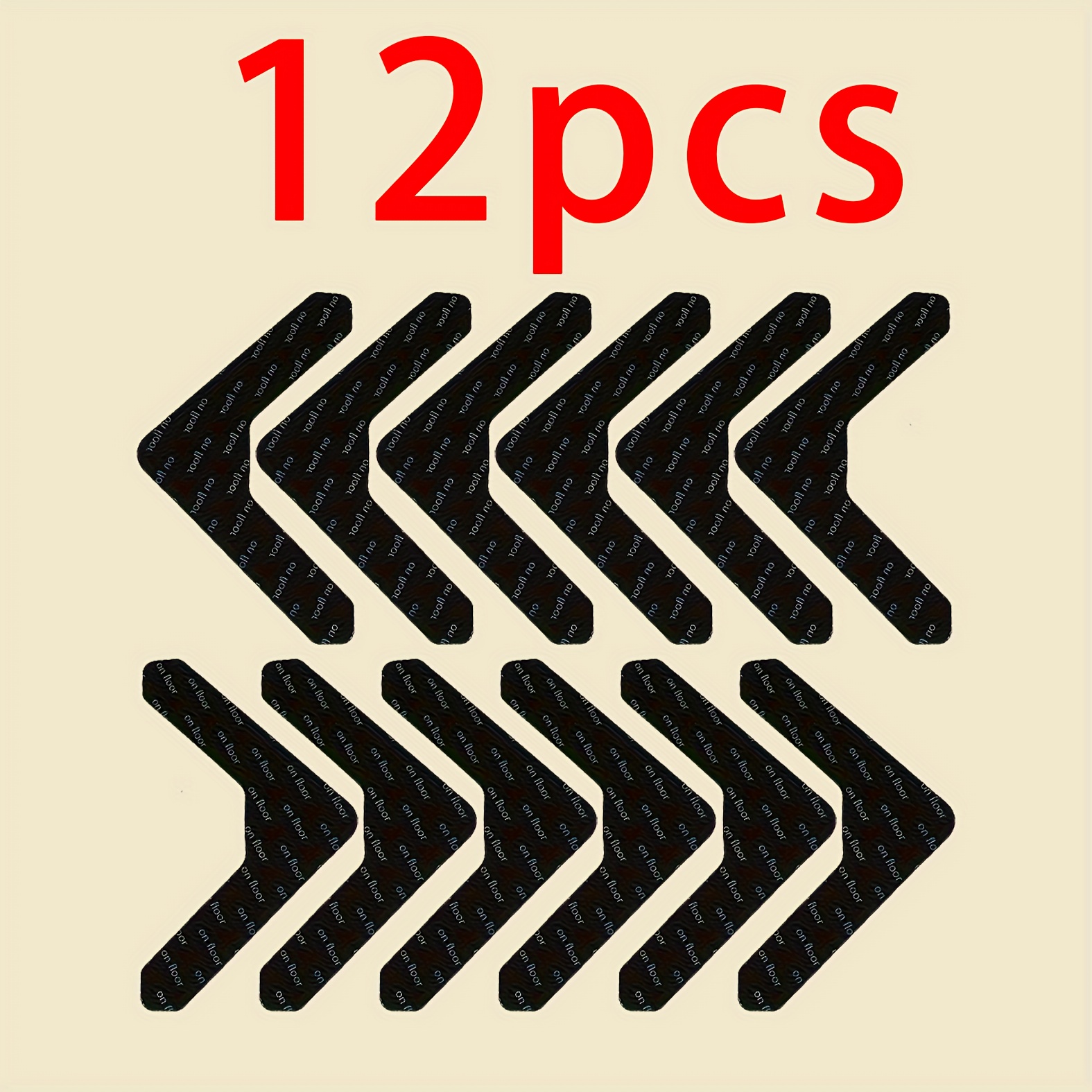 12/24pcs of Reusable, Non-Marking Carpet Anti-Slip Stickers, Suitable for Carpets, Bed Sheets, Mattresses, Sofa Cushions, And Other Items That Need to Be Secured to Prevent Slipping. This Washable Adhesive Tape Is Ideal for Area Rugs