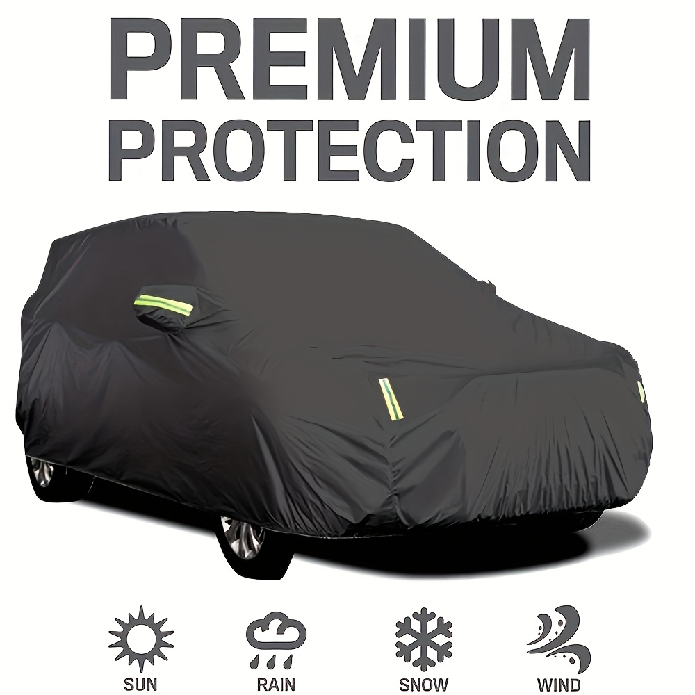 

1pc Universal Car , 190t Durashield , Reflective , Sun, , , , Windproof And