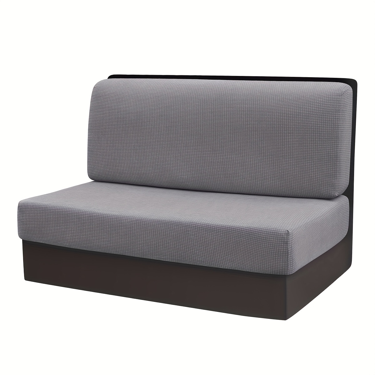 2pcs Elastic Waffle Artificial Jade Rice Grain Rv Seat Cushion Cover - Rv Chair Set