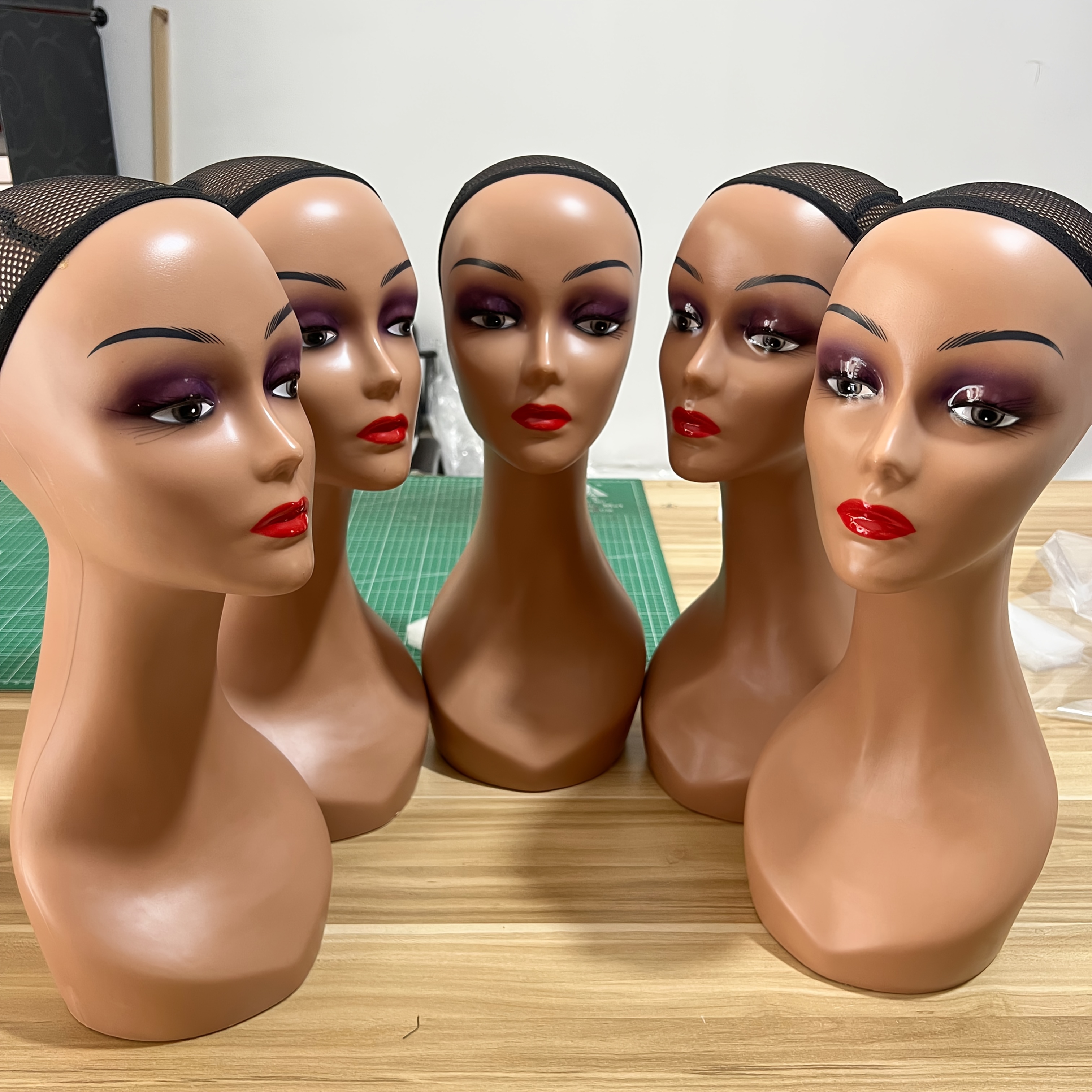 値下げしました! NBAA ヘアマネキン ウィング 練習用 5点セット追加