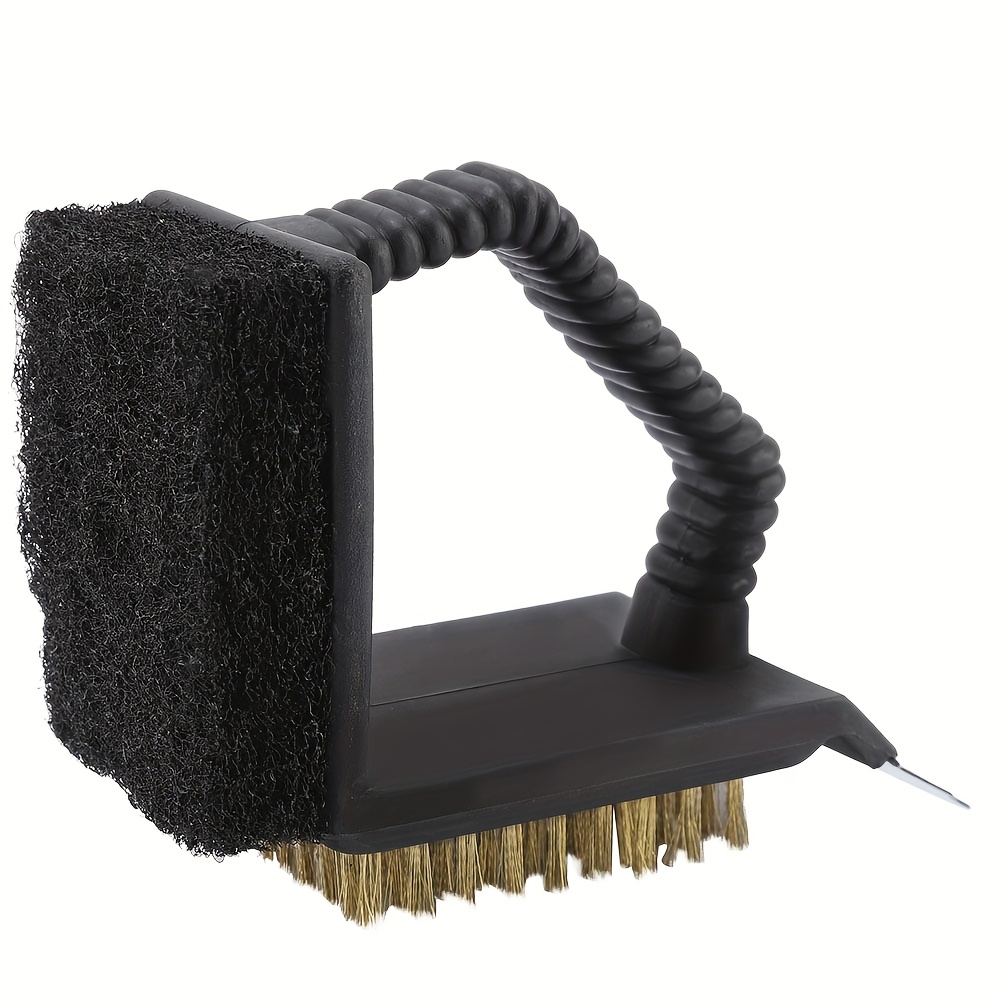 E-shop BBQ-Reinigungsbürste – Multifunktionale 3-in-1 Edelstahl-Grill- Ofenreinigungsbürste – Küchen-Drahtbürste