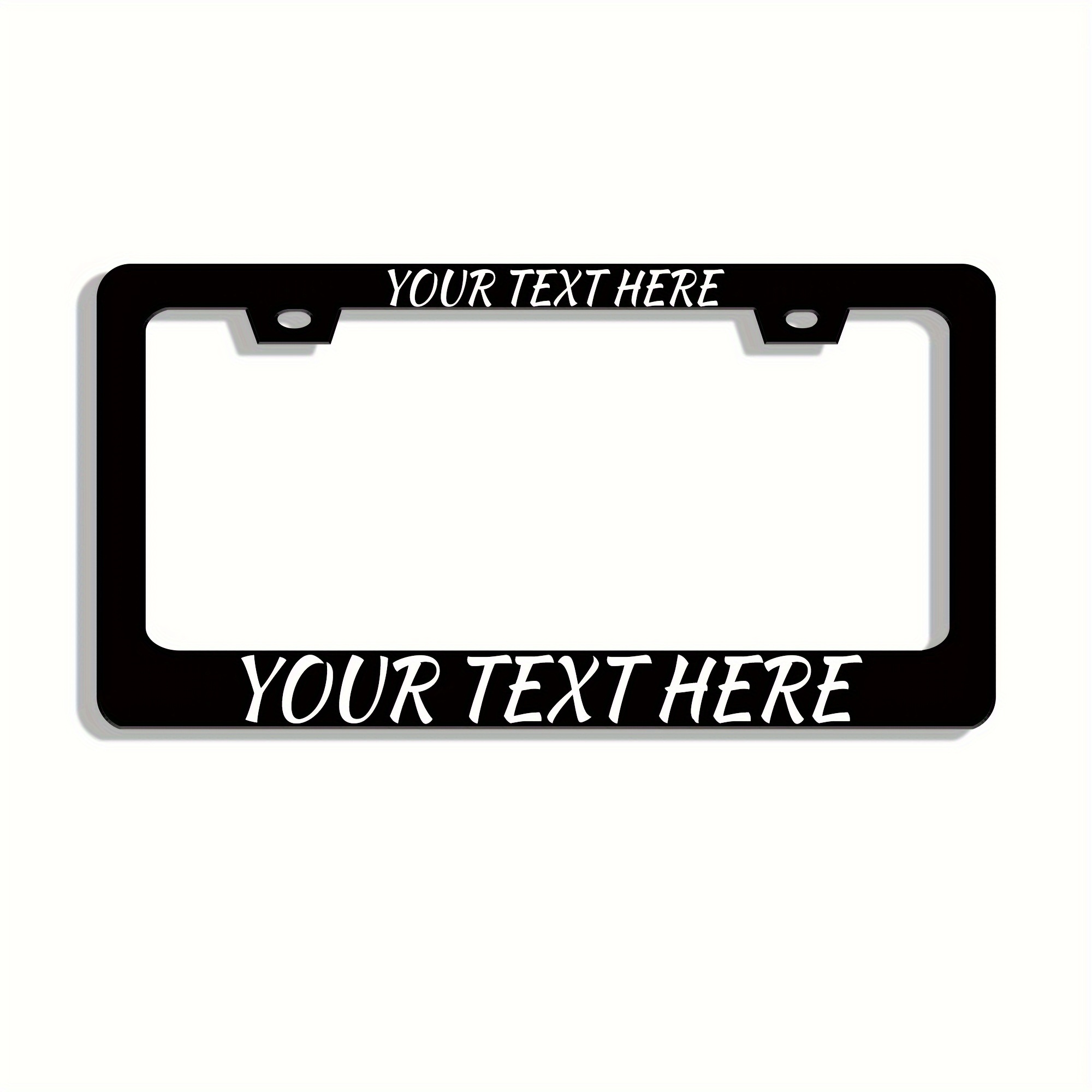 

Personalized Steel Frame, , Us Plates, Compatible Multiple Models –