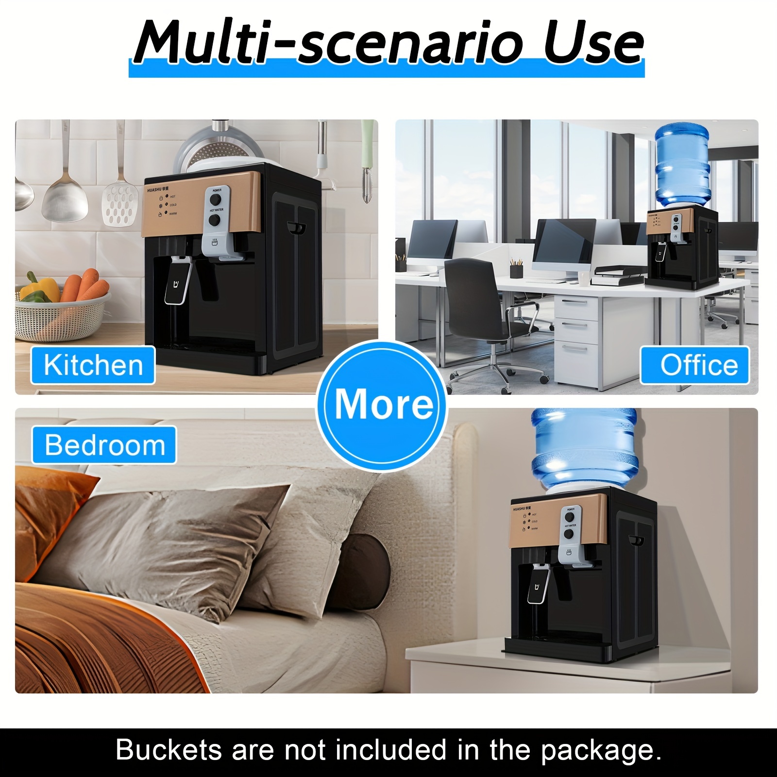 Portable Electric Water Dispenser 5 GallonBlack
