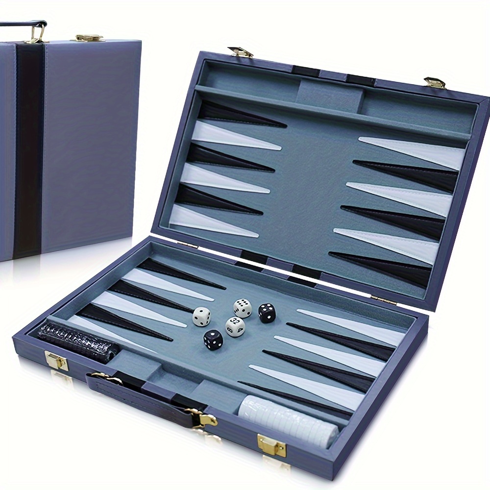 

Backgammon Set - - Portable Backgammon Set For Adults, Kids (15inch, ) Halloween Christmas